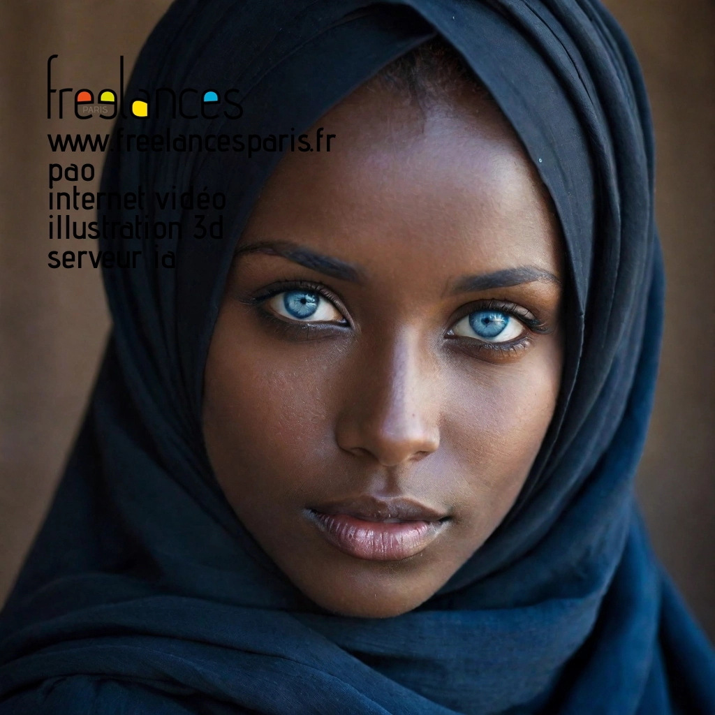 Pao mise en page internet vidéo illustration 3d serveur IA générative AI freelance paris studio de création magazines 73bf99u0